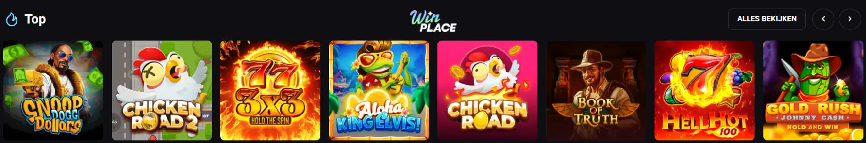 WinPlace online casinospellen NL