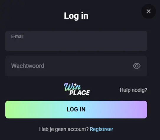 WinPlace Casino inloggen stappen Nederland