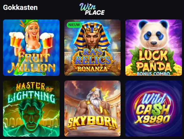 WinPlace online casinospellen Nederland