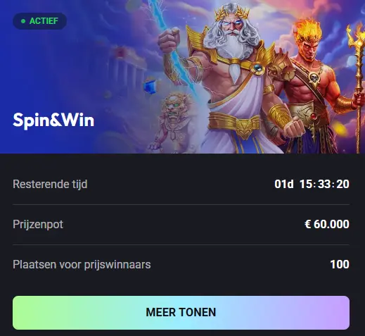 WinPlace casino toernooien Nederland