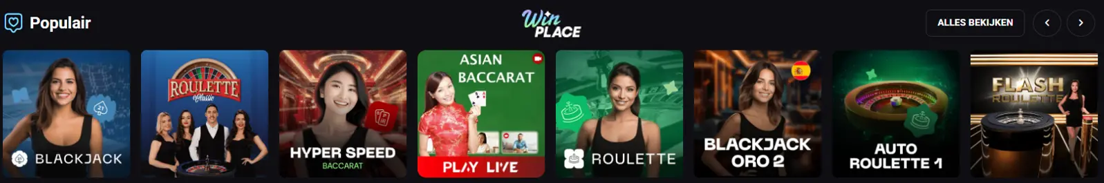 WinPlace live dealer